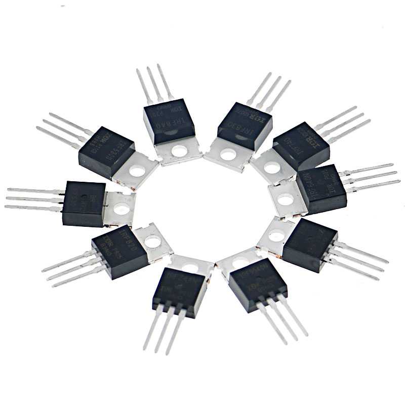 Mosfet Transistor Set - 50 قطعة 10 قيمة TO-220 Mosfet