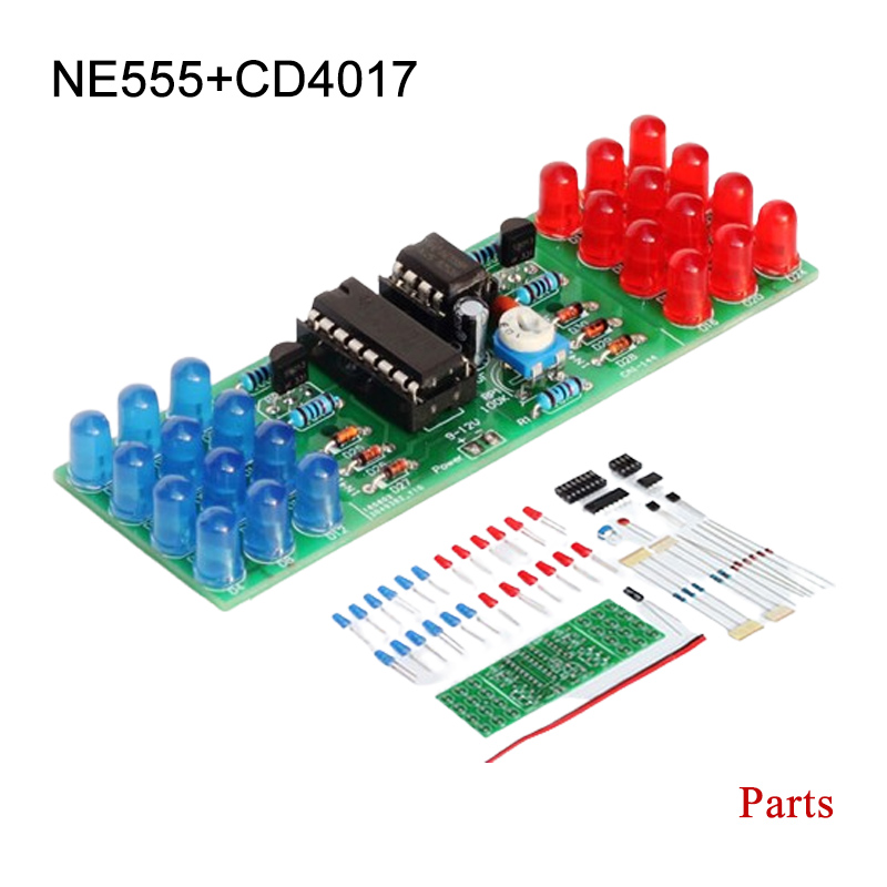 Diy Electronics Gifts - IC LED أحمر أزرق مزدوج اللون