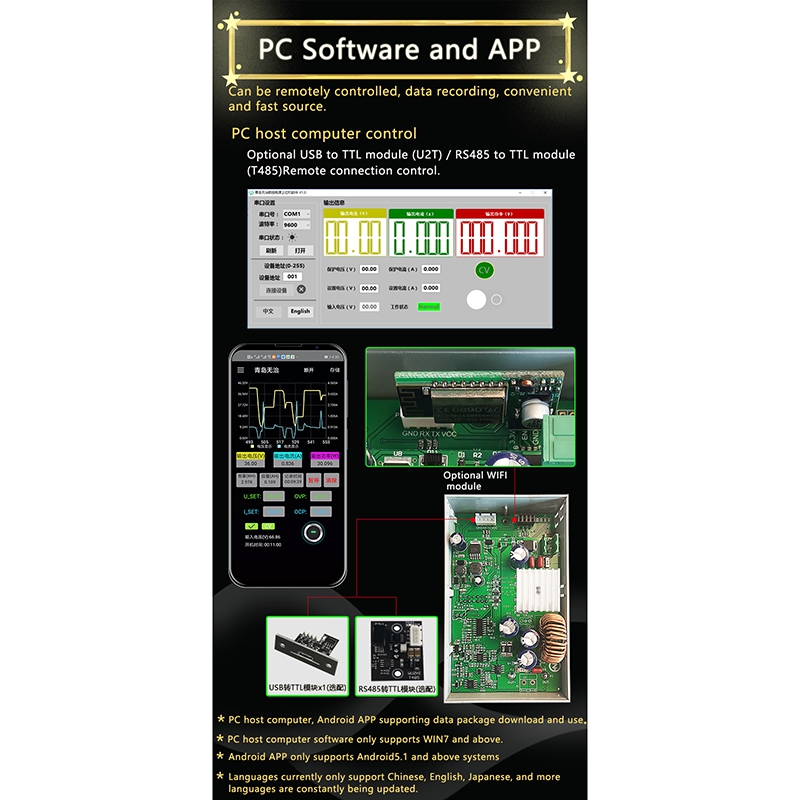 Dc Power Supply Variable - وحدة طاقة WZ5005 ذات أداء مستقر