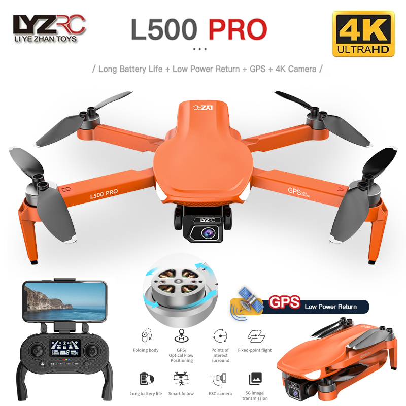Diy Rc Electronics - L500 PRO GPS Drone 4K Profesional