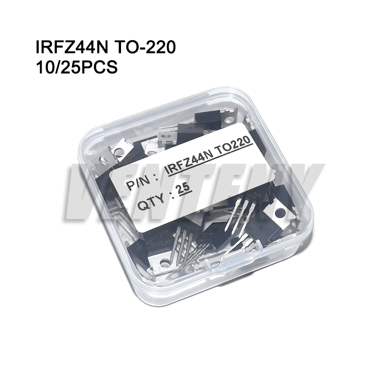 Mosfet Transistor Set - 10 قطع 25 قطعة IRFZ44N موسفيت