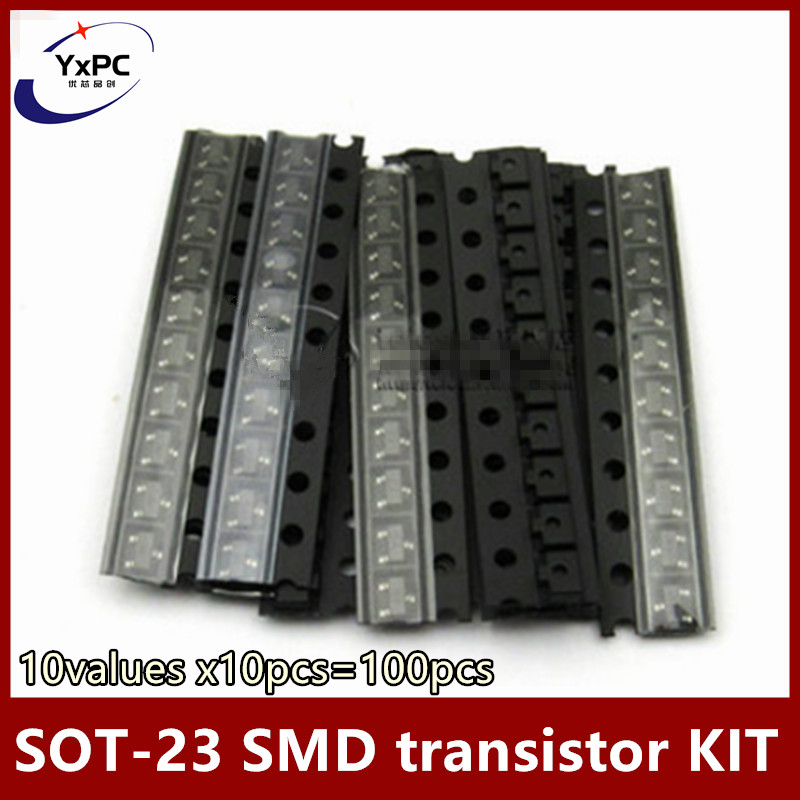 Mosfet Transistor Set - 10 قيم x10pcs = 100 قطعة