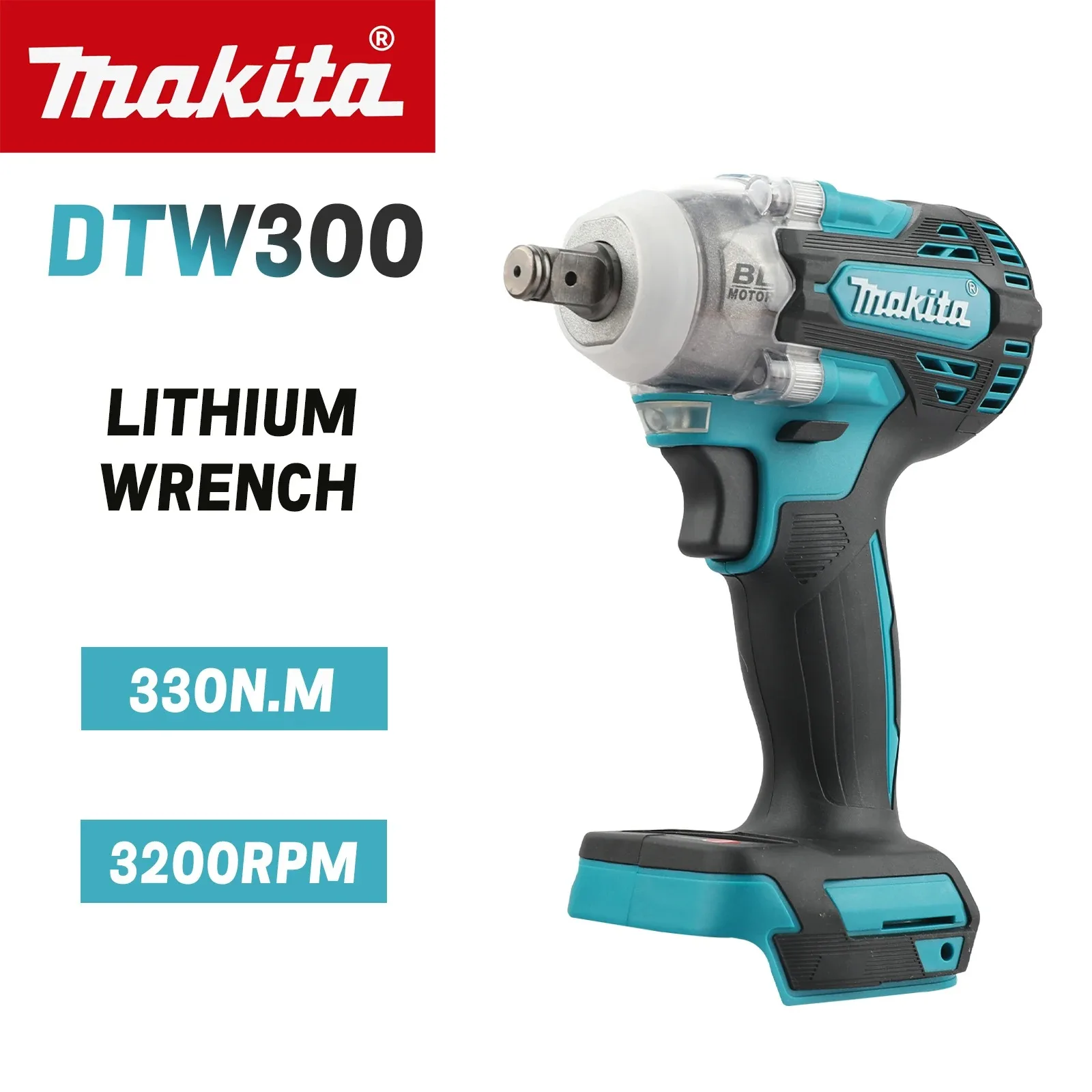 Makita Drill Dtw300 - مفتاح ربط صدمي ماكيتا DTW300 بقوة