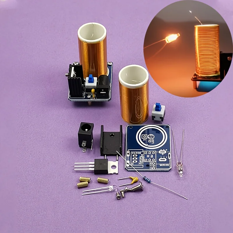 Hobby Diy Electronics Kit - طقم لفائف تسلا صغير BD243 لتقوم