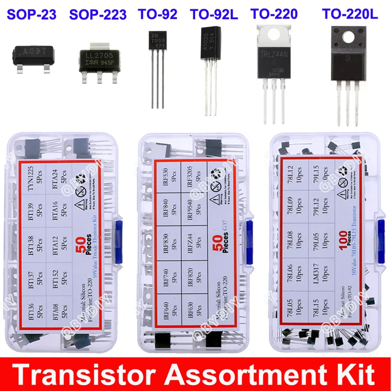 Mosfet Transistor Set - DIP SMD Mosfet الصمام الثلاثي الثايرستور