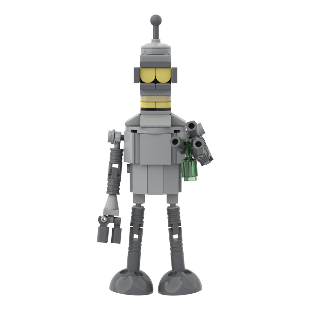 Diy Electronics Gifts - MOC Mech Robot Futuramaeds Benders Model