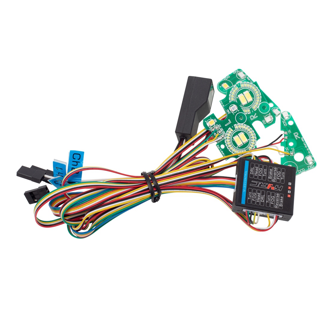 Diy Rc Electronics - نظام إضاءة LED مجموعة المصابيح الأمامية