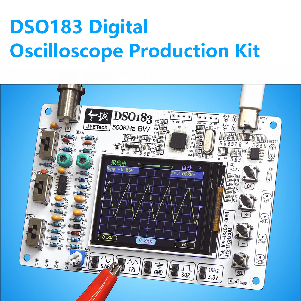 Hobby Diy Electronics Kit - جهاز راسم إشارة رقمي DSO183 بجهد