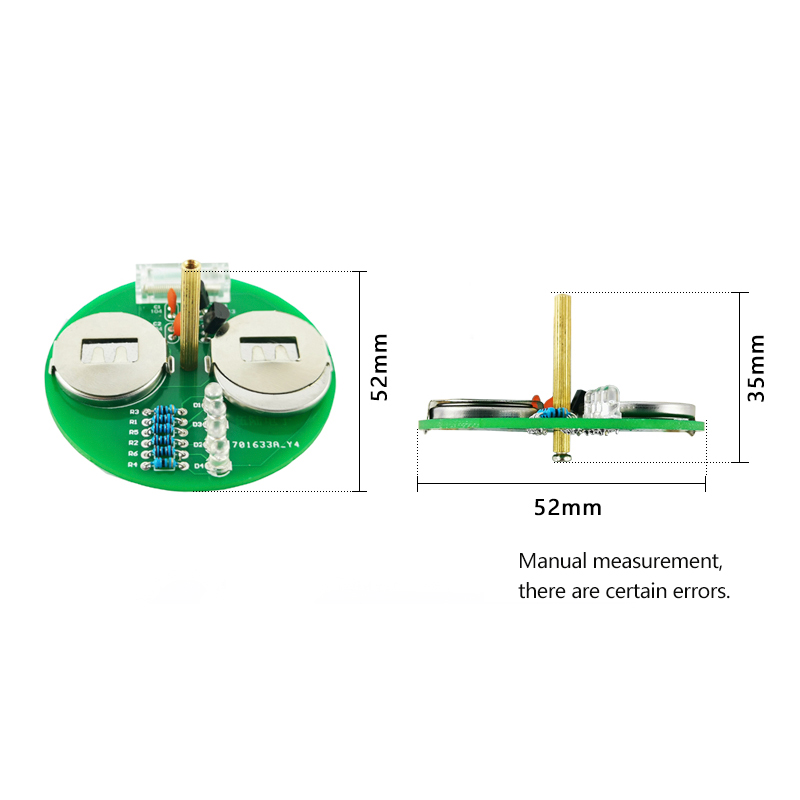 LED الدوران لتقوم بها بنفسك عد - مراجعة Hobby Diy Electronics Kit وسعره