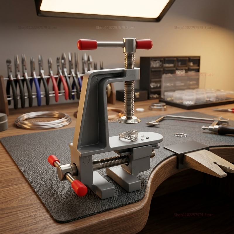 مشبك طاولة صغير من الألومنيوم  - مراجعة Diy Electronics Workbench وسعره