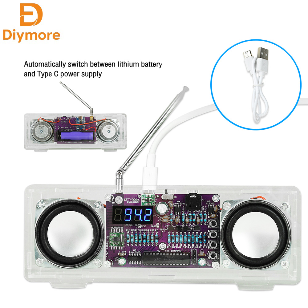 طقم لحام راديو إف إم إلكتروني  - مراجعة Diy Electronics Youtube Channel وسعره