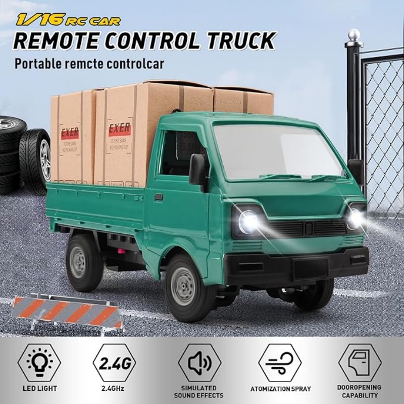 شاحنة تحكم عن بعد KF21 بمقياس  - مراجعة Diy Rc Electronics وسعره