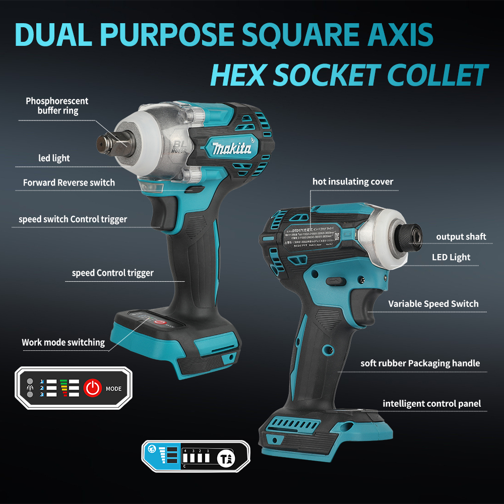 مفتاح ربط كهربائي لا سلكي بدون - مراجعة Makita Drill Dtw300 وسعره