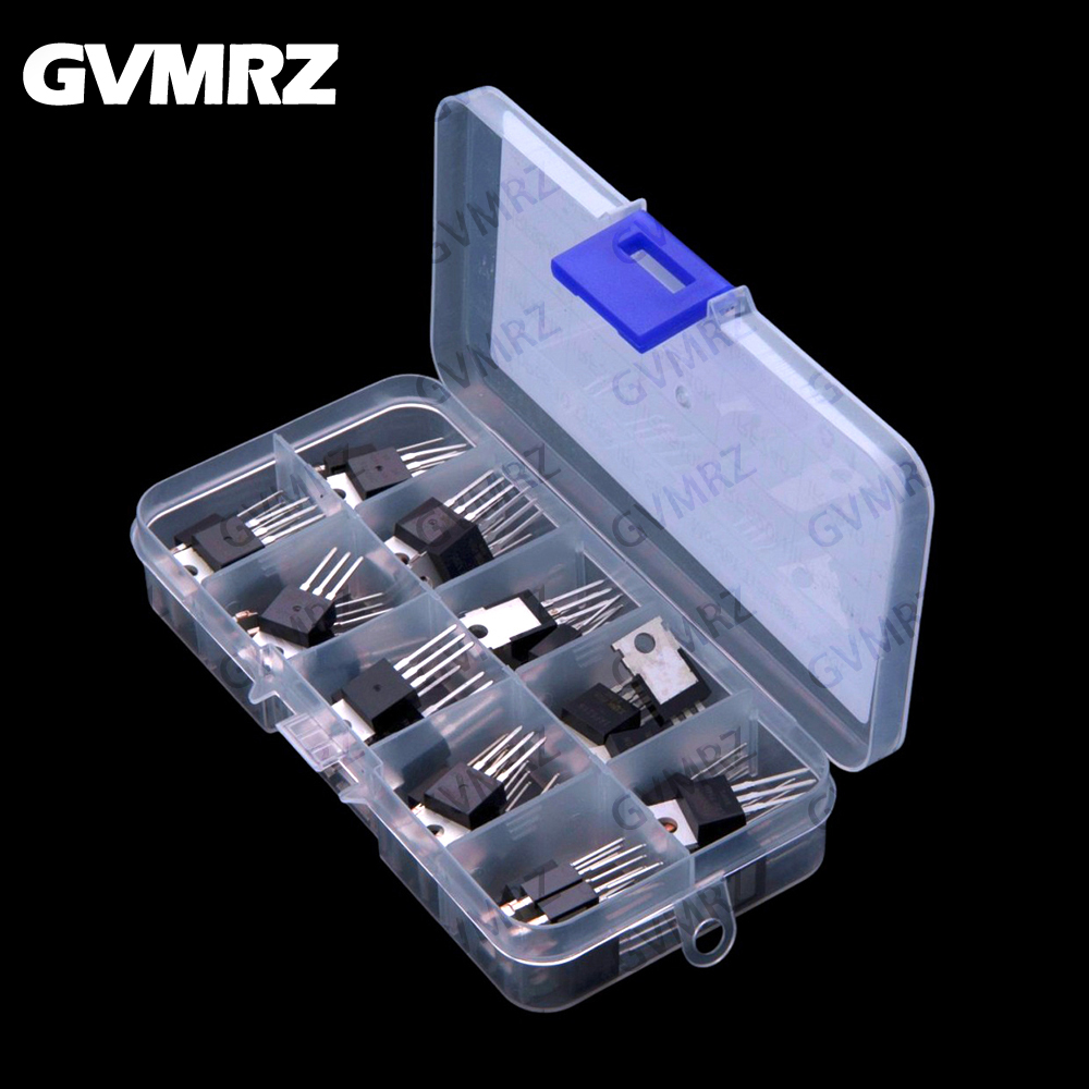 10 قيمات ​ ​ 50 قطعة من ترانزس - مراجعة Mosfet Transistor Set وسعره