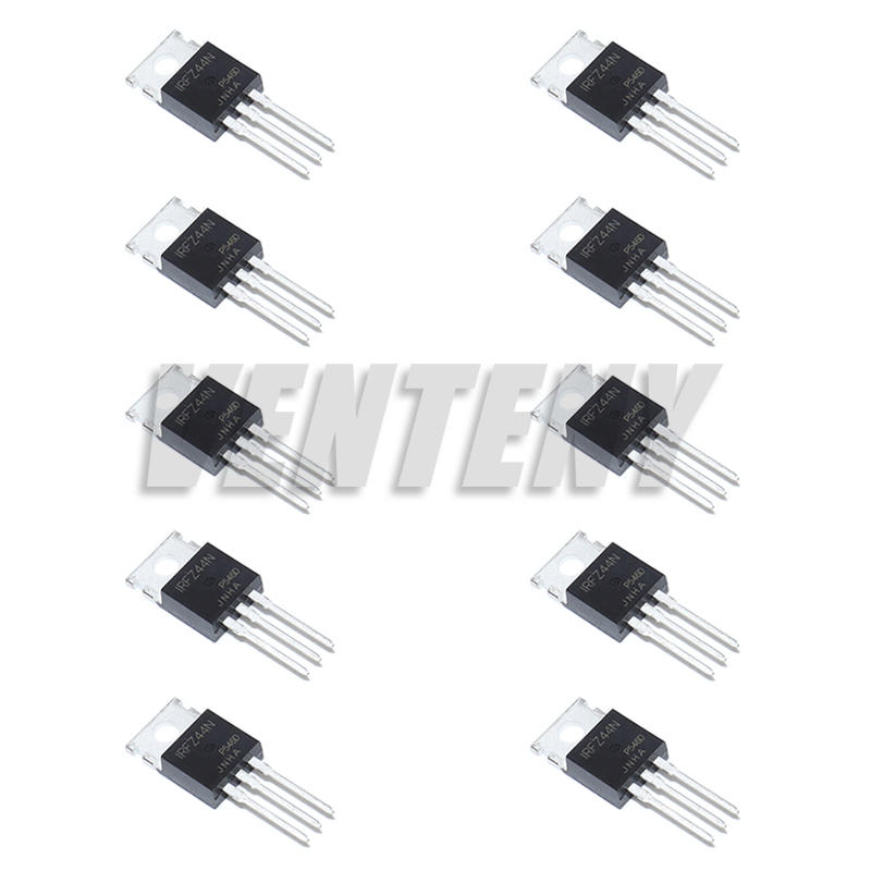 10 قطع 25 قطعة IRFZ44N موسفيت  - مراجعة Mosfet Transistor Set وسعره