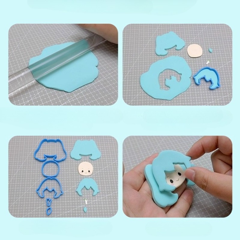 البسكويت الطين دمية قطع قالب ت - مراجعة Diy Q وسعره