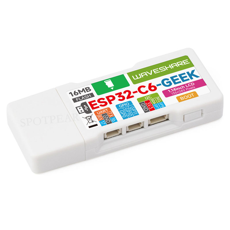 لوحة تطوير ESP32-C6 GEEK مع شا - مراجعة Diy Electronic وسعره