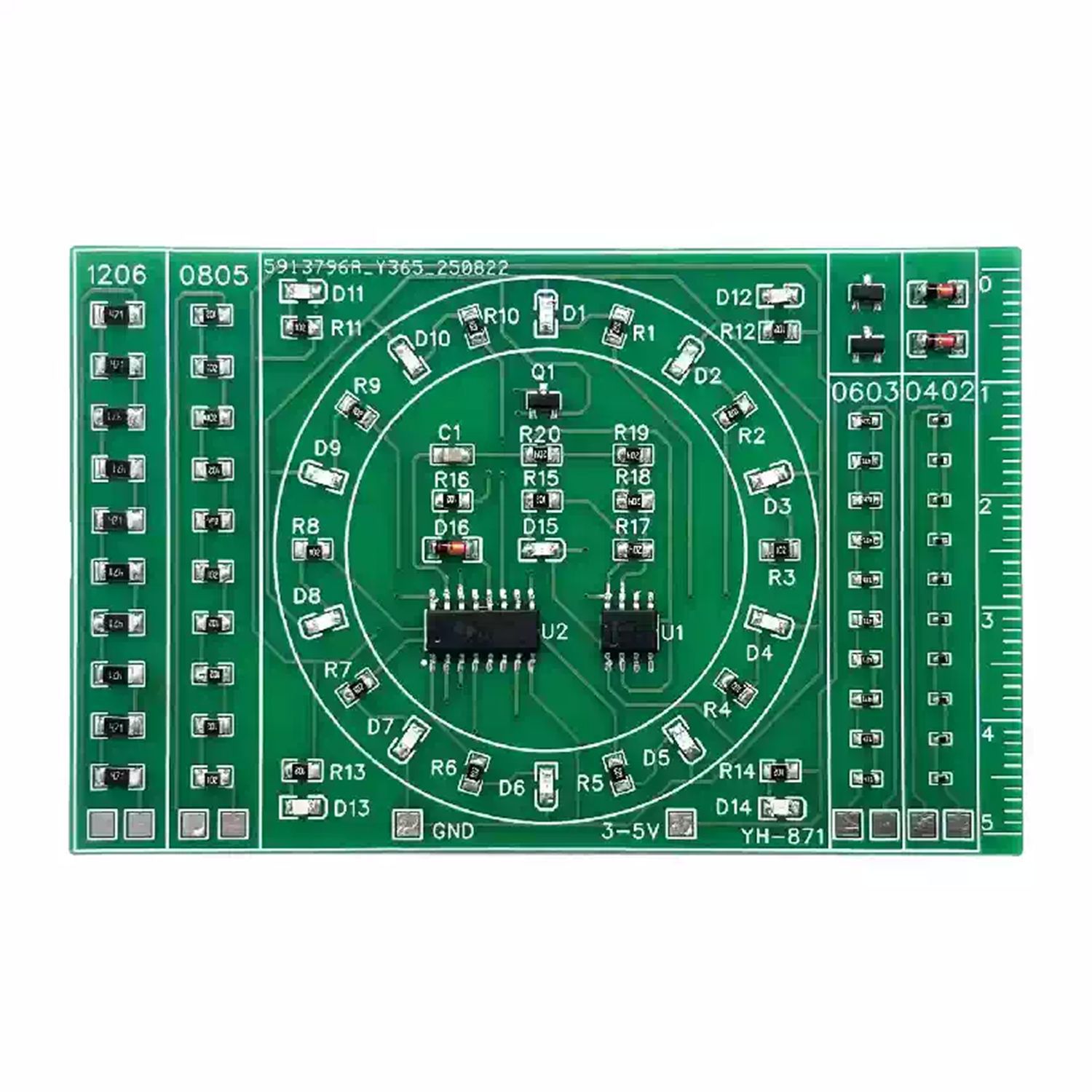 طقم إضاءة LED متحركة CD4017 مع - مراجعة Hobby Diy Electronics Kit وسعره