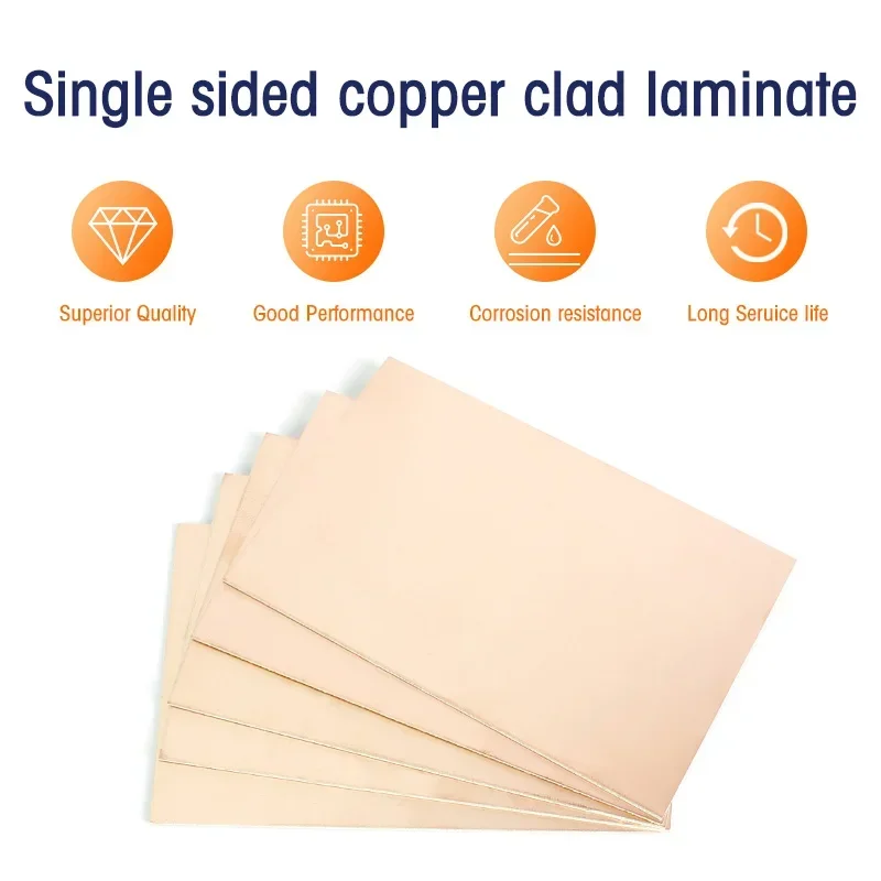 1/5/10 قطع لوحات دوائر مطبوعة  - مراجعة Pcb Etching Kit وسعره