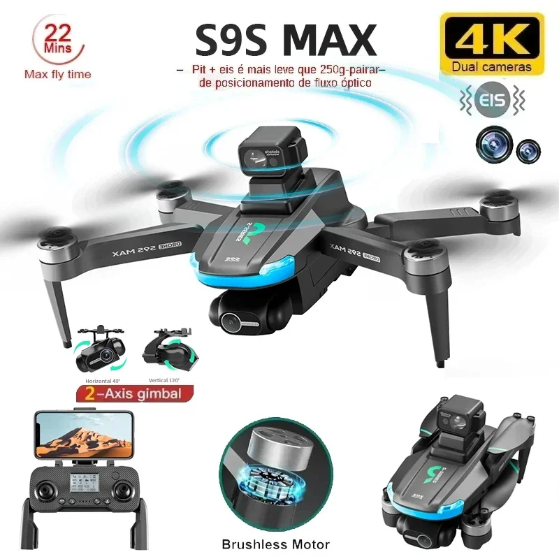 جديد S9S ماكس طائرة صغيرة بدون - مراجعة Diy Rc Electronics وسعره