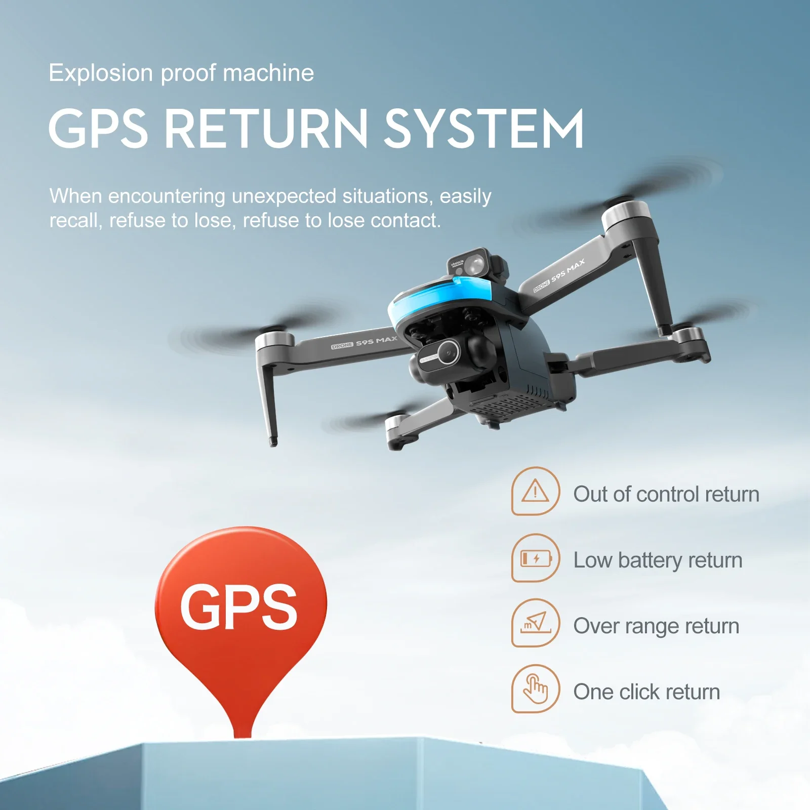 جديد S9S ماكس طائرة صغيرة بدون - مراجعة Diy Rc Electronics وسعره