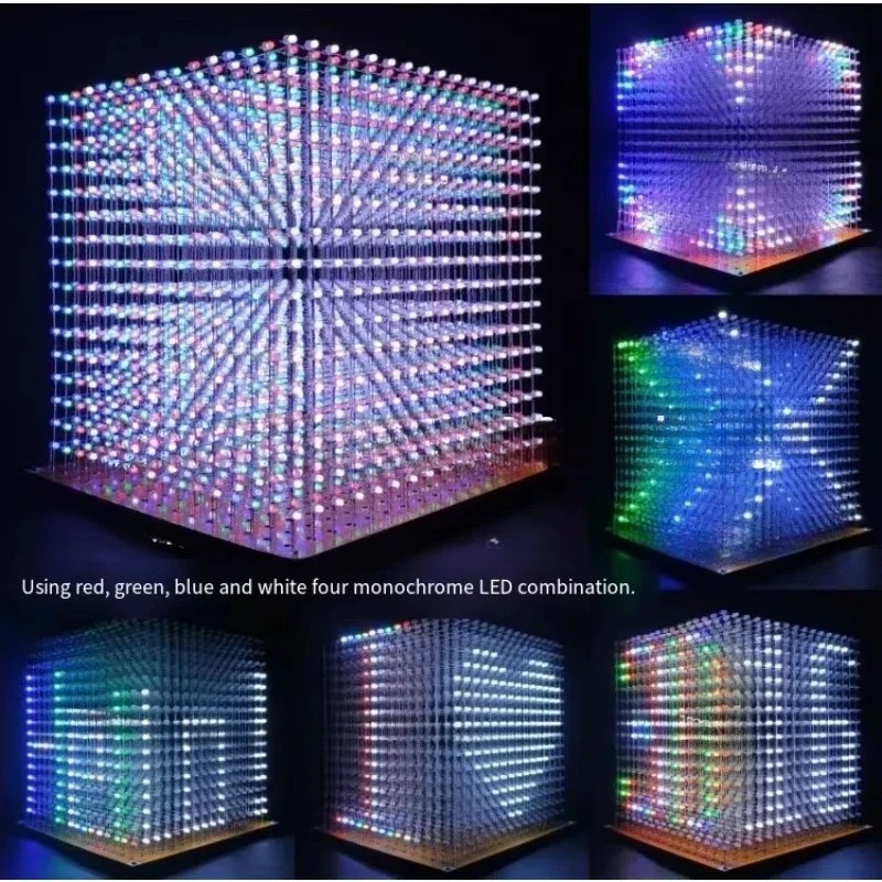 3 مكعبات إضاءة D16mini، طقم 16 - مراجعة Diy Electronic وسعره
