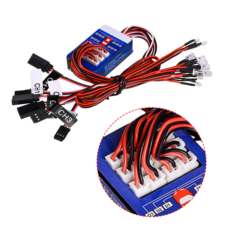 نظام إضاءة LED لسيارة التحكم ع - مراجعة Diy Rc Electronics وسعره
