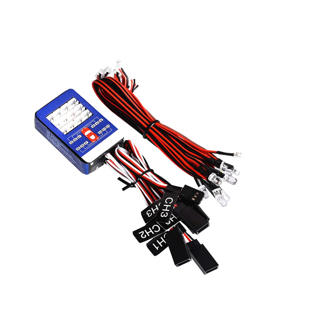 نظام إضاءة LED لسيارة التحكم ع - مراجعة Diy Rc Electronics وسعره