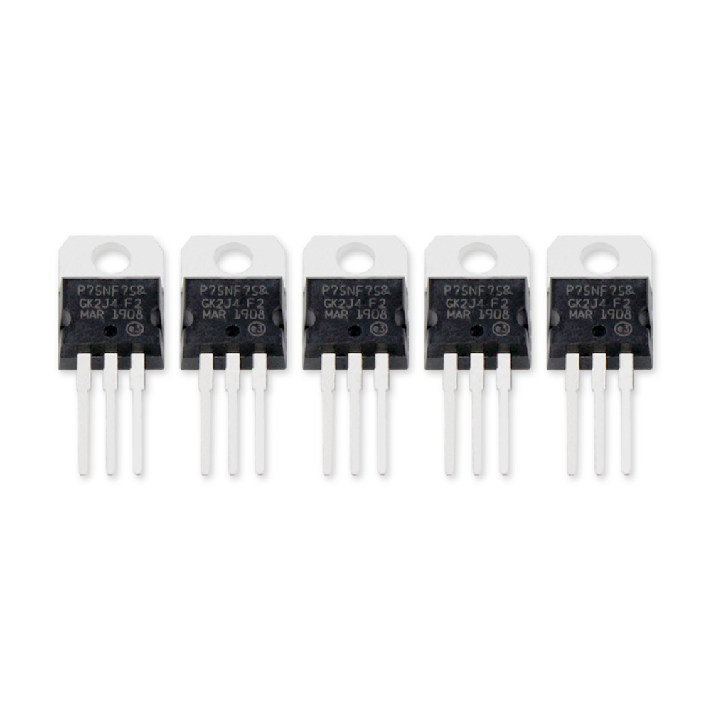 ترانزستورات Mosfet ، STP75NF75 - مراجعة Mosfet Transistor Set وسعره