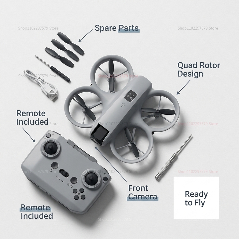 طائرة بدون طيار صغيرة مع كامير - مراجعة Diy Rc Electronics وسعره