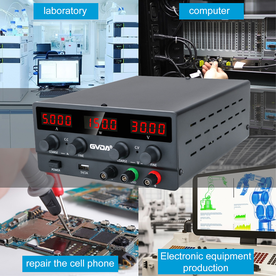 منظم تيار قابل للتعديل GVDA 60 - مراجعة Dc Power Supply Variable وسعره