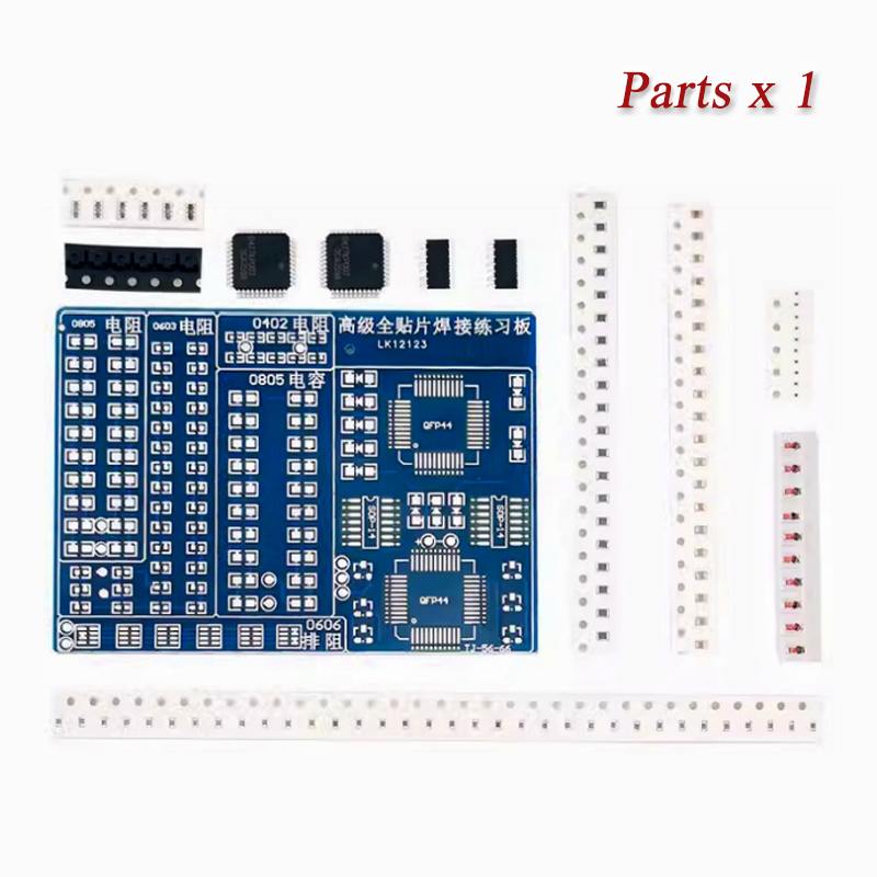08 مكونات التصحيح لحام ممارسة  - مراجعة Diy Electronics Workbench وسعره