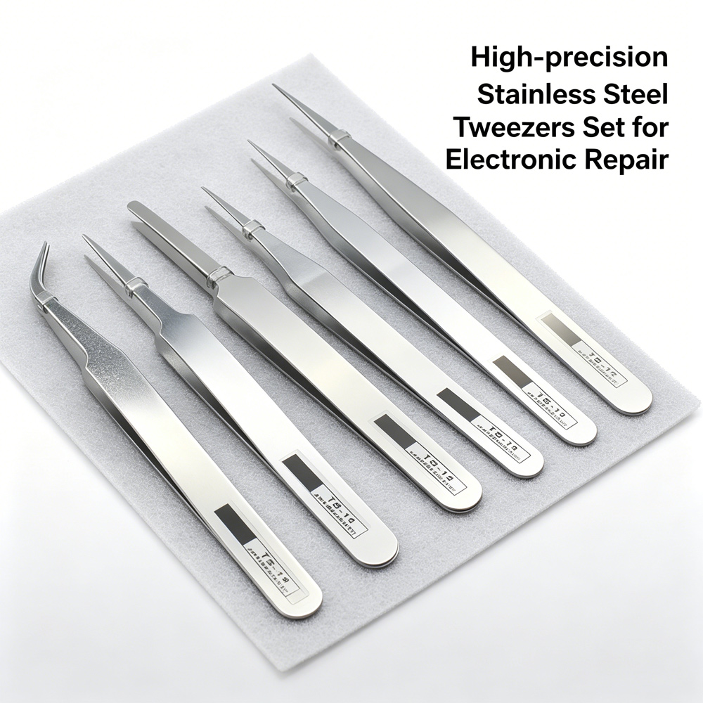 طقم ملاقط من الفولاذ المقاوم ل - مراجعة Diy Electronics Hobby وسعره