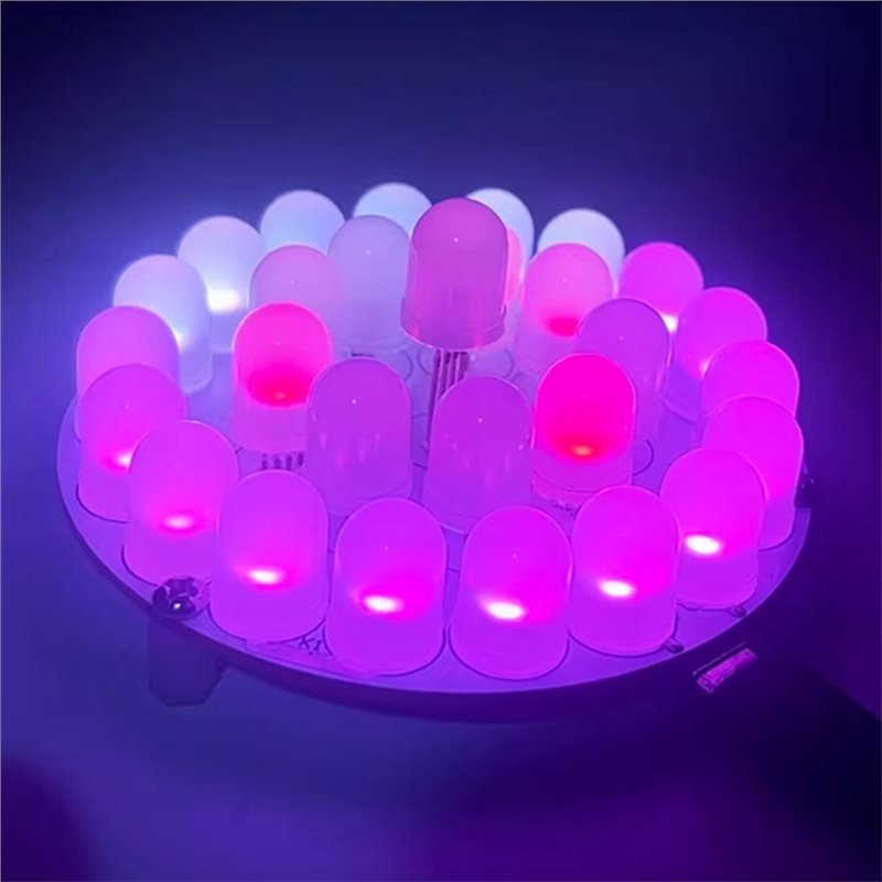 طقم إضاءة LED ملونة بالتحكم با - مراجعة Diy Electronics To Sell وسعره