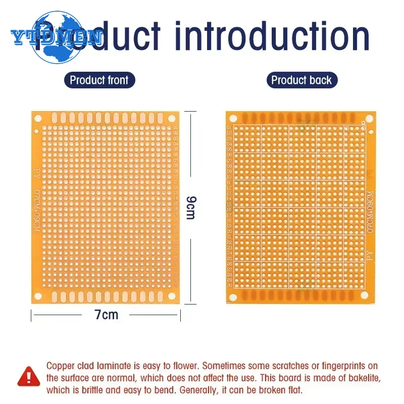 1-20 قطعة 5x7 سنتيمتر PCB العا - مراجعة Pcb Etching Kit وسعره