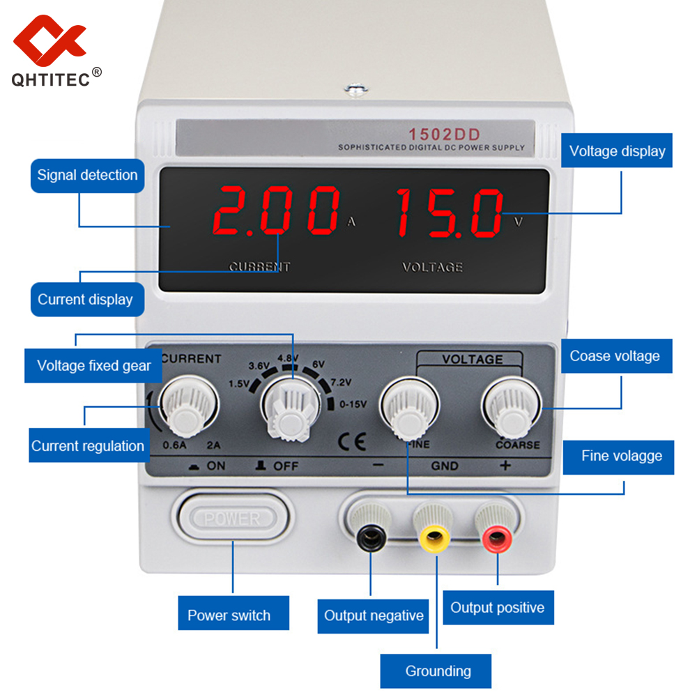 مزود طاقة منظم تيار مستمر من Q - مراجعة Dc Power Supply Variable وسعره