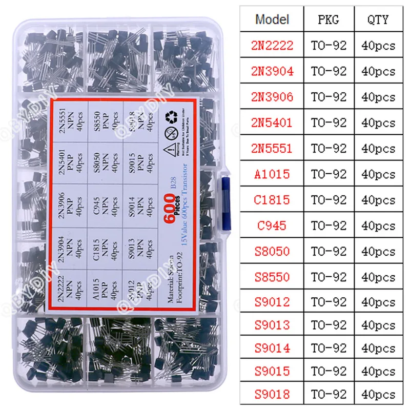 DIP SMD Mosfet الصمام الثلاثي  - مراجعة Mosfet Transistor Set وسعره