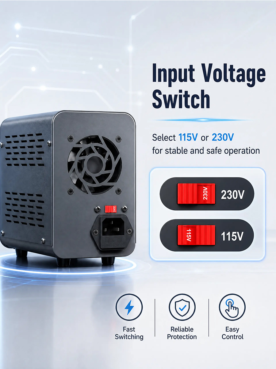 مصدر طاقة تيار مستمر متعدد الم - مراجعة Dc Power Supply Variable وسعره