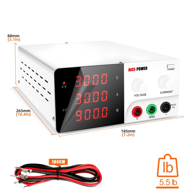 الطاقة R-SPS3030 30V 30A اختبا - مراجعة Dc Power Supply Variable وسعره