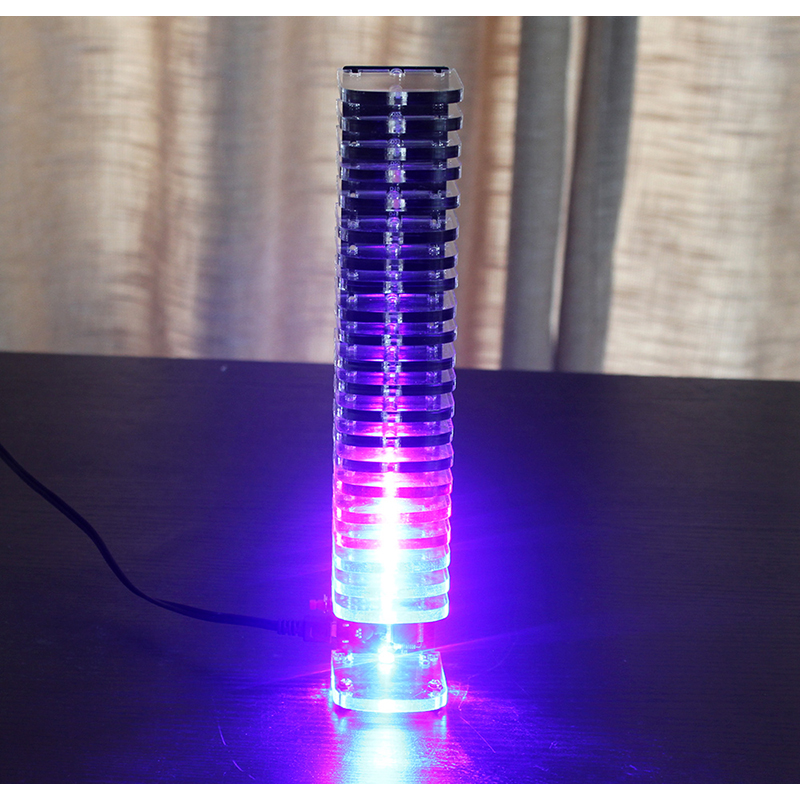 ضوء مكعب 21 قطعة LED الموسيقى  - مراجعة Diy Electronics Market وسعره