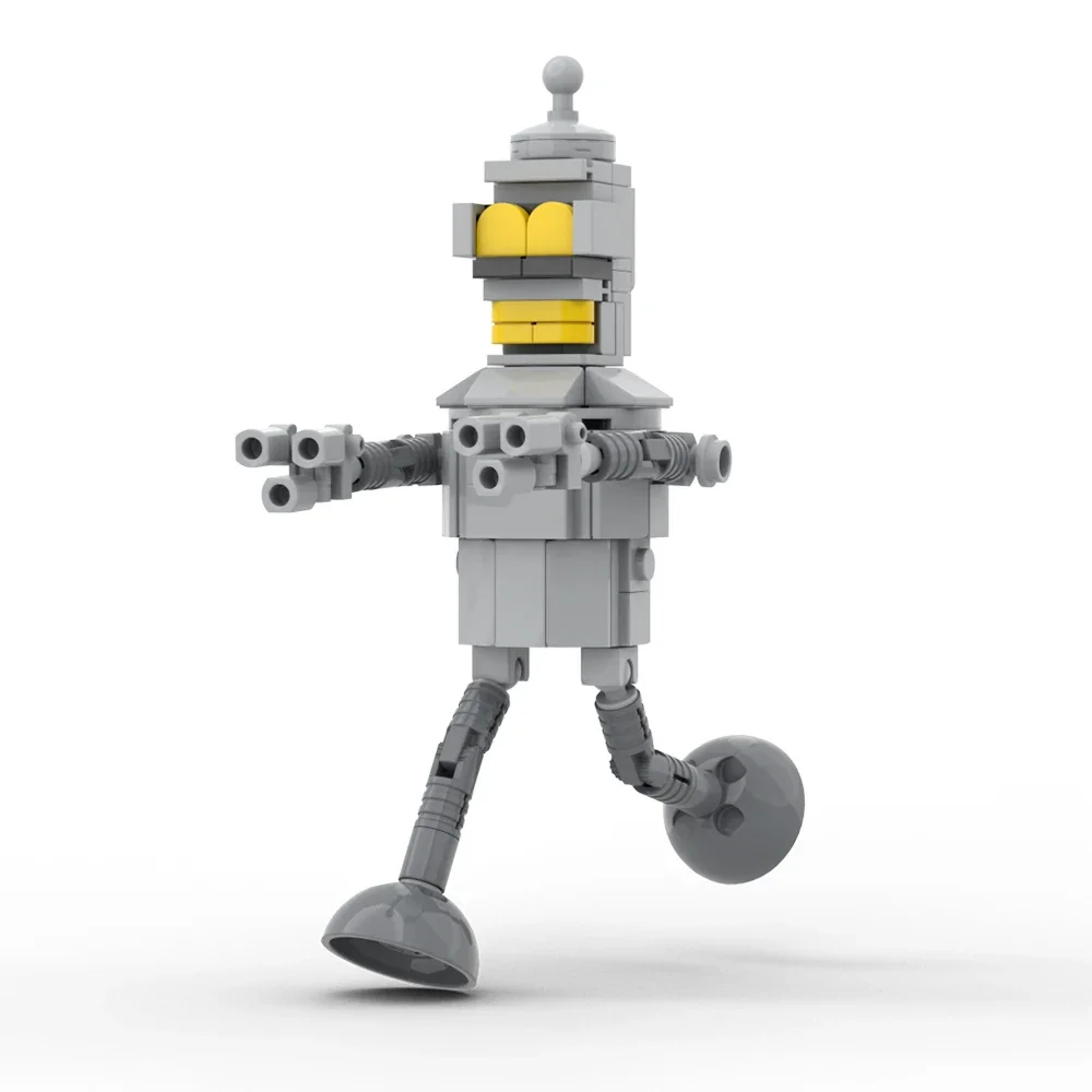 MOC Mech Robot Futuramaeds Ben - مراجعة Diy Electronics Gifts وسعره