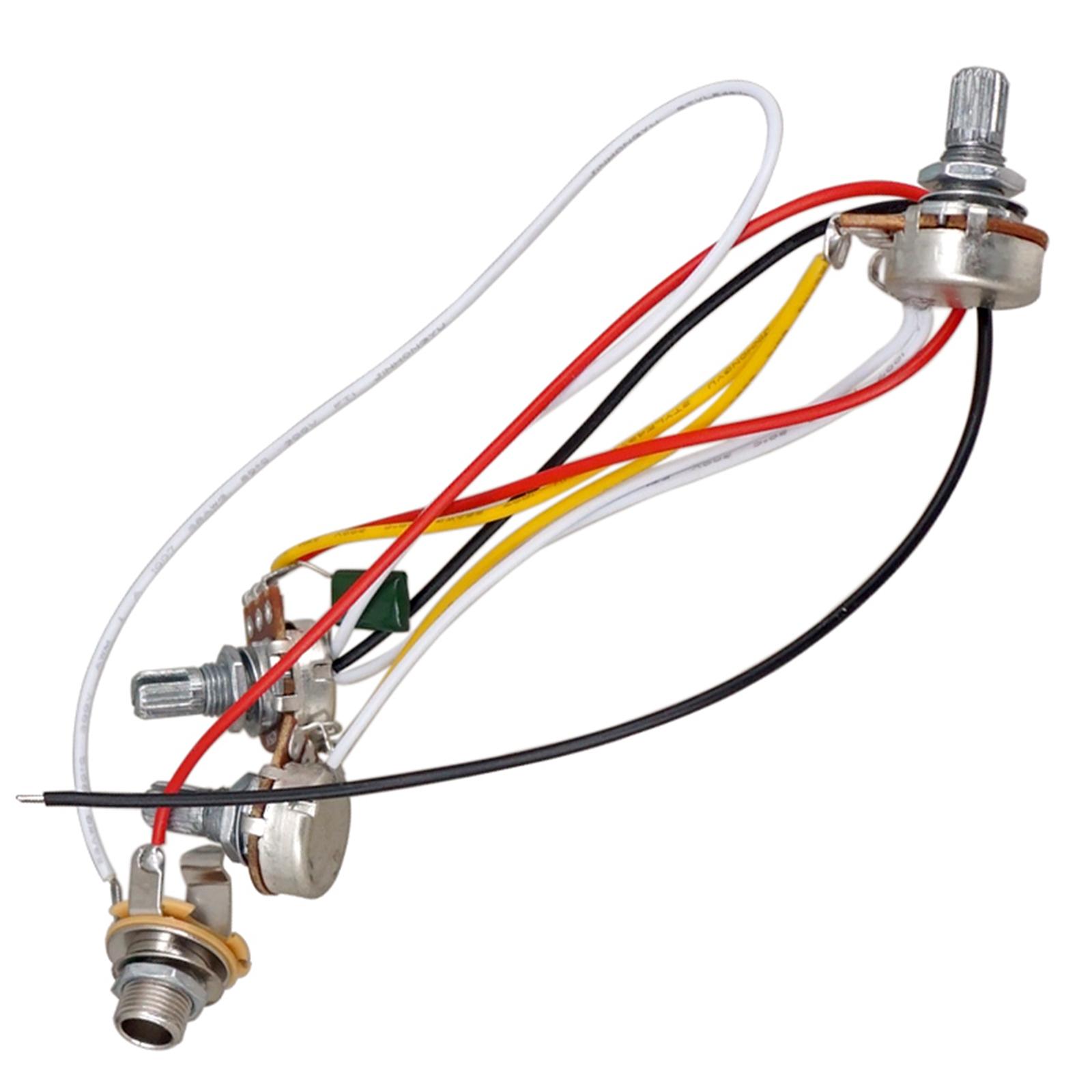 مجموعة أسلاك مسبقة التوصيل للج - مراجعة Diy Electric Guitar Electronics وسعره