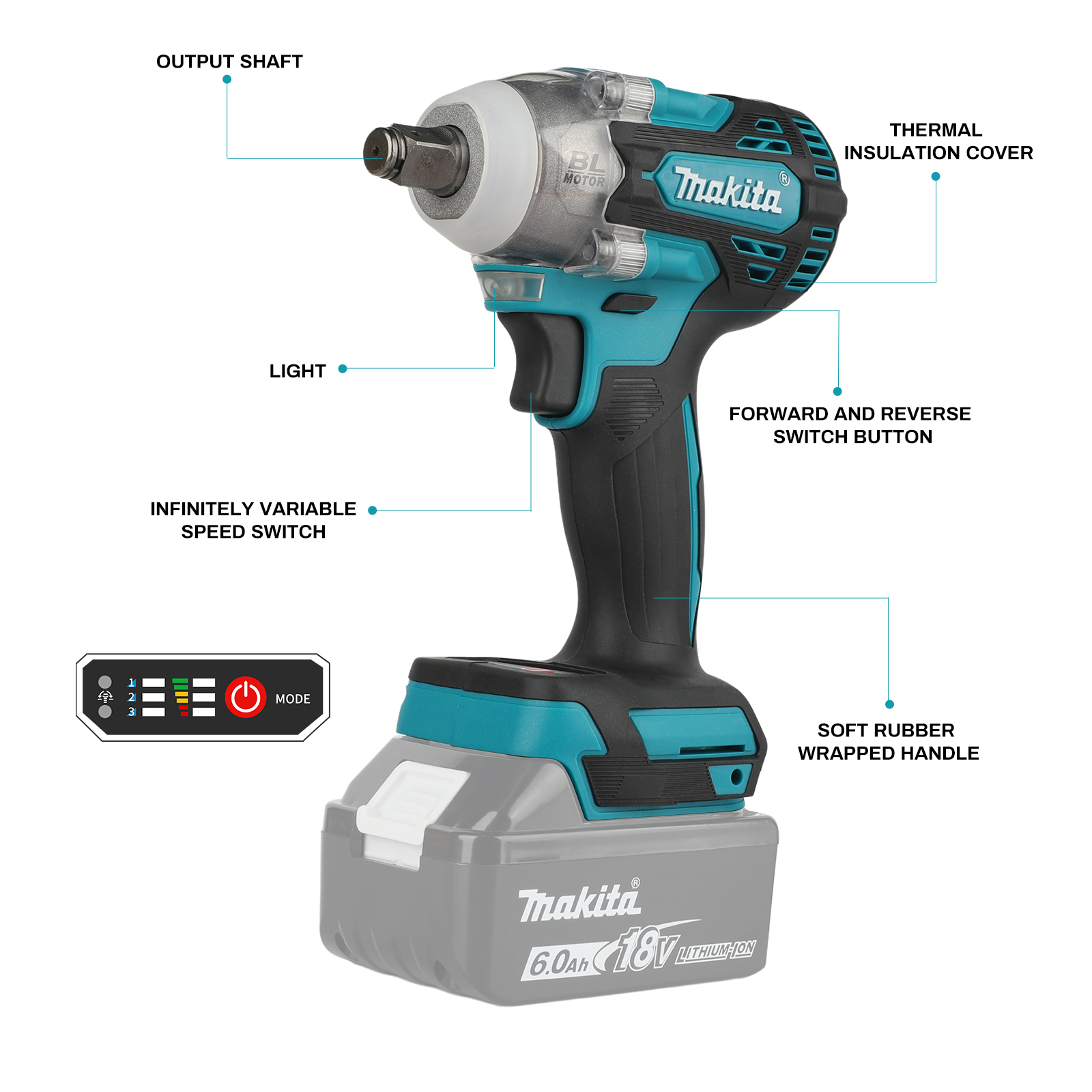 مفتاح ربط كهربائي لاسلكي ماكيت - مراجعة Makita Drill Dtw300 وسعره