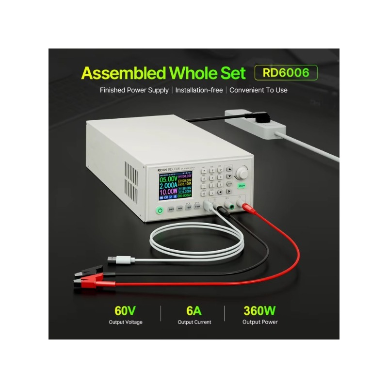 RD RD6006 تجميعها مجموعة التيا - مراجعة Dc Power Supply Variable وسعره