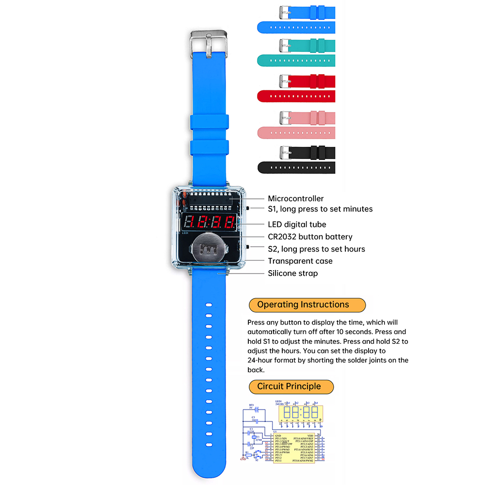 لتقوم بها بنفسك طقم ساعات إلكت - مراجعة Hobby Diy Electronics Kit وسعره